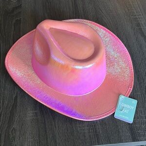 Pink Iridescent Cowboy Hat